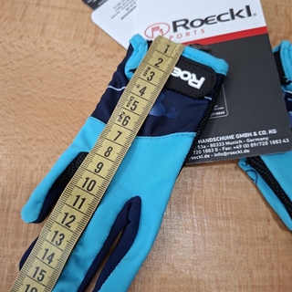Guante de montar ROECKL Kansas niños, color azul claro TALLA 4 - Imagen 2